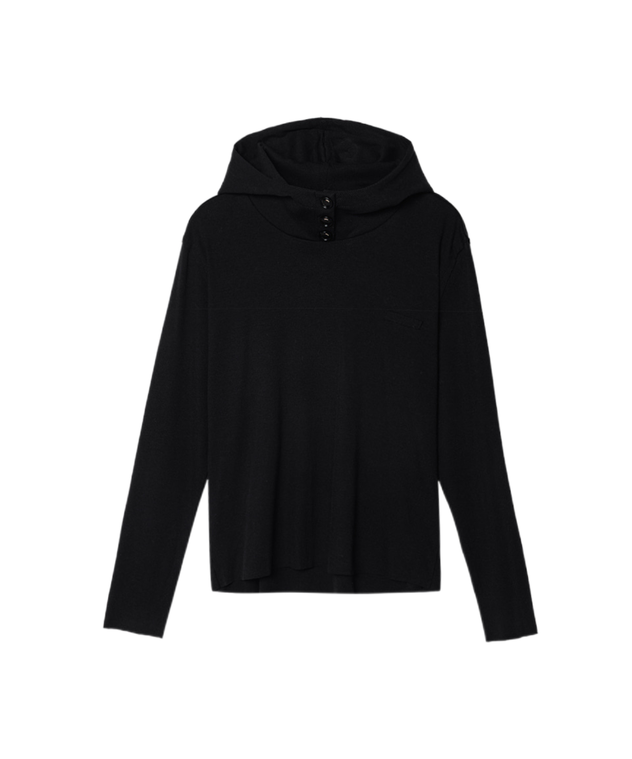 OBER Golf Basic Sporty Golji Hooded Top Black