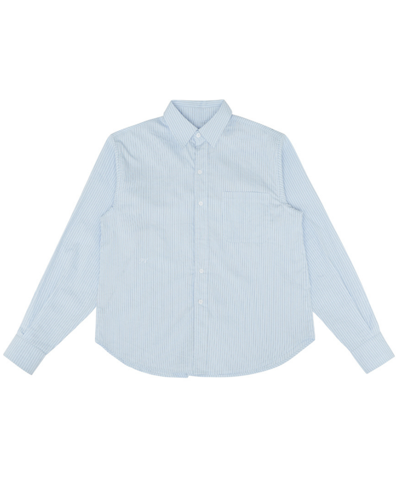 Stripe Shirt Cornflower Blue