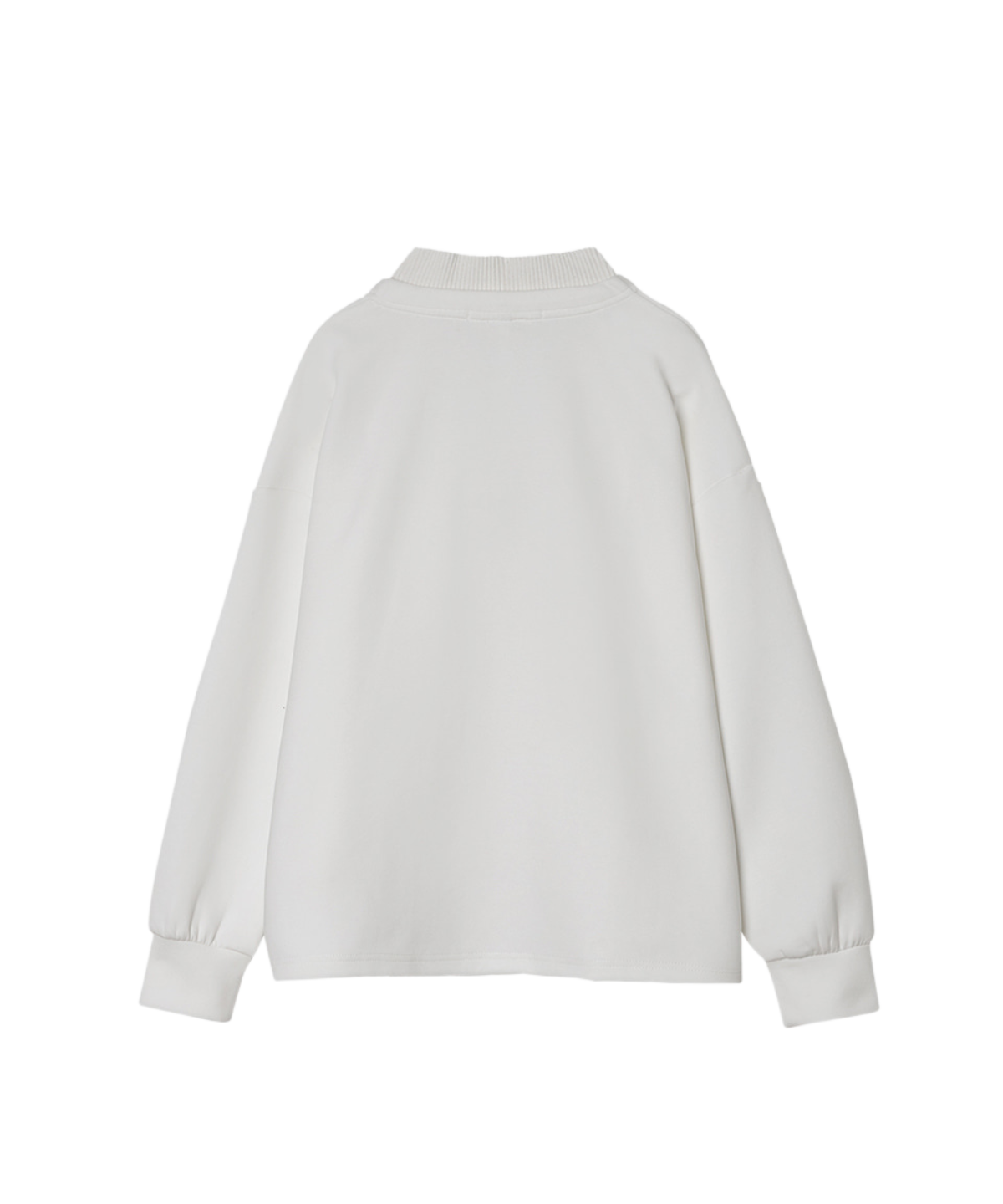 OBER Golf Sweat Combination Cardigan White