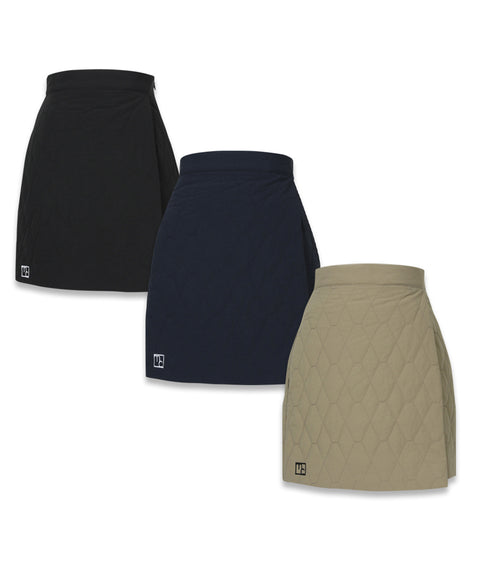 MACKY Golf: Padded Wrap Mini Skirt - Black