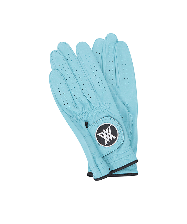 ANEW GOLF: Two Hand Solid Gloves Women - Aqua Blue