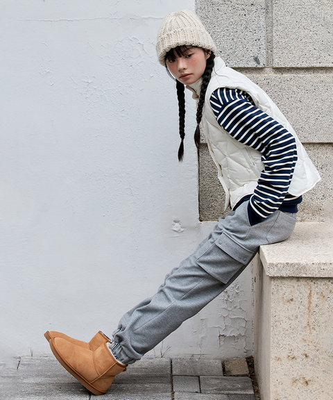 FORDI Airy Duck Down Vest - Ivory