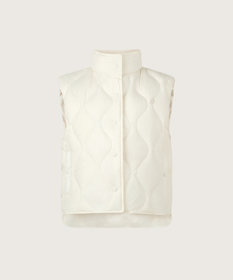FORDI Airy Duck Down Vest - Ivory