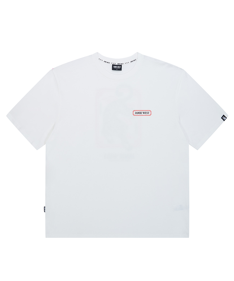 Jamie West Untamed Tiger Frame T-Shirts - White