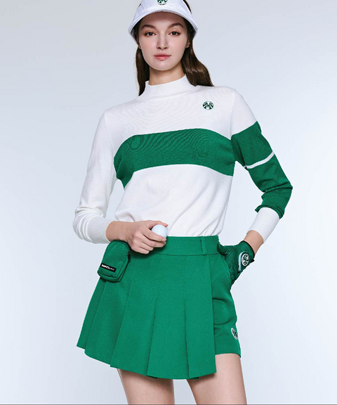 Mahes Golf Knit And Wrap Pants Coordination Set