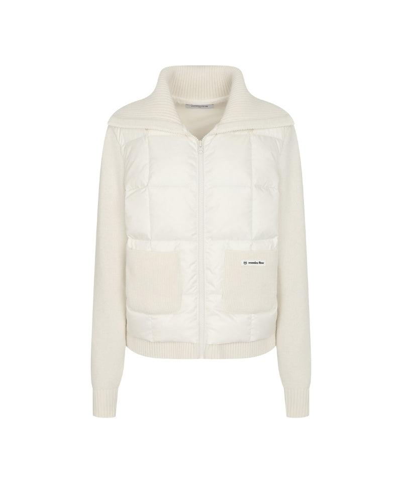 Monday Flow Urban Goose Padded Jumper Ivory