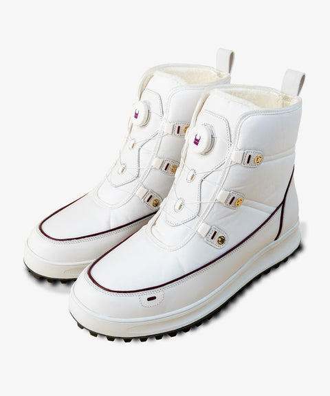 GFJ Golf Men's White Ankle Boots - White