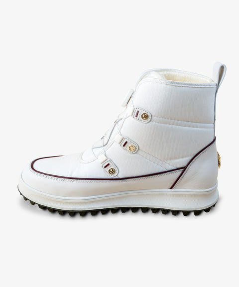 GFJ Golf Men's White Ankle Boots - White
