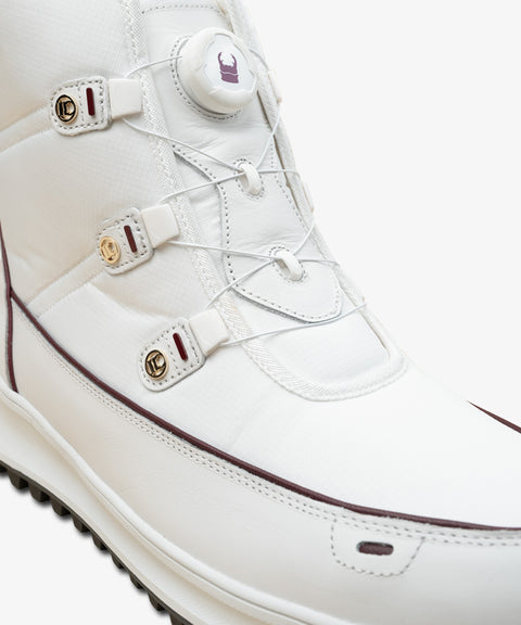 GFJ Golf Men's White Ankle Boots - White