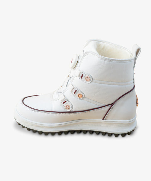 GFJ Golf Women's White Ankle Boots - White