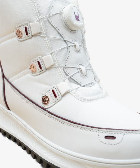 GFJ Golf Women's White Ankle Boots - White