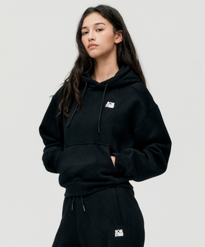 Goal Studio Essential Brushed Hoodie - Black