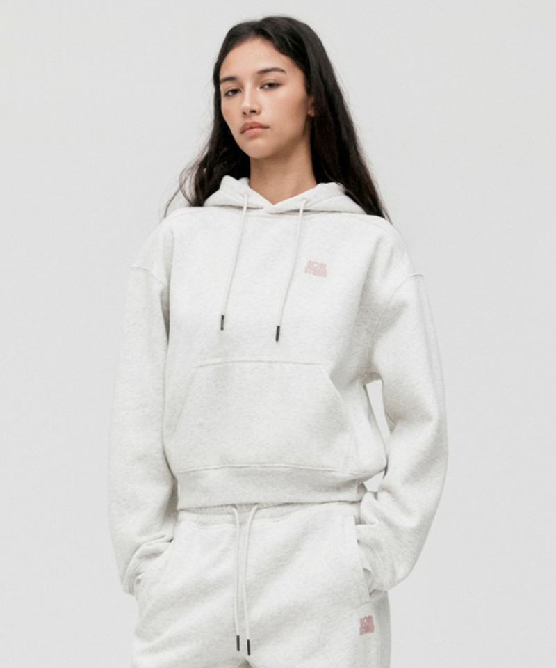 Goal Studio W's Essential Brushed Hoodie - Oatmeal