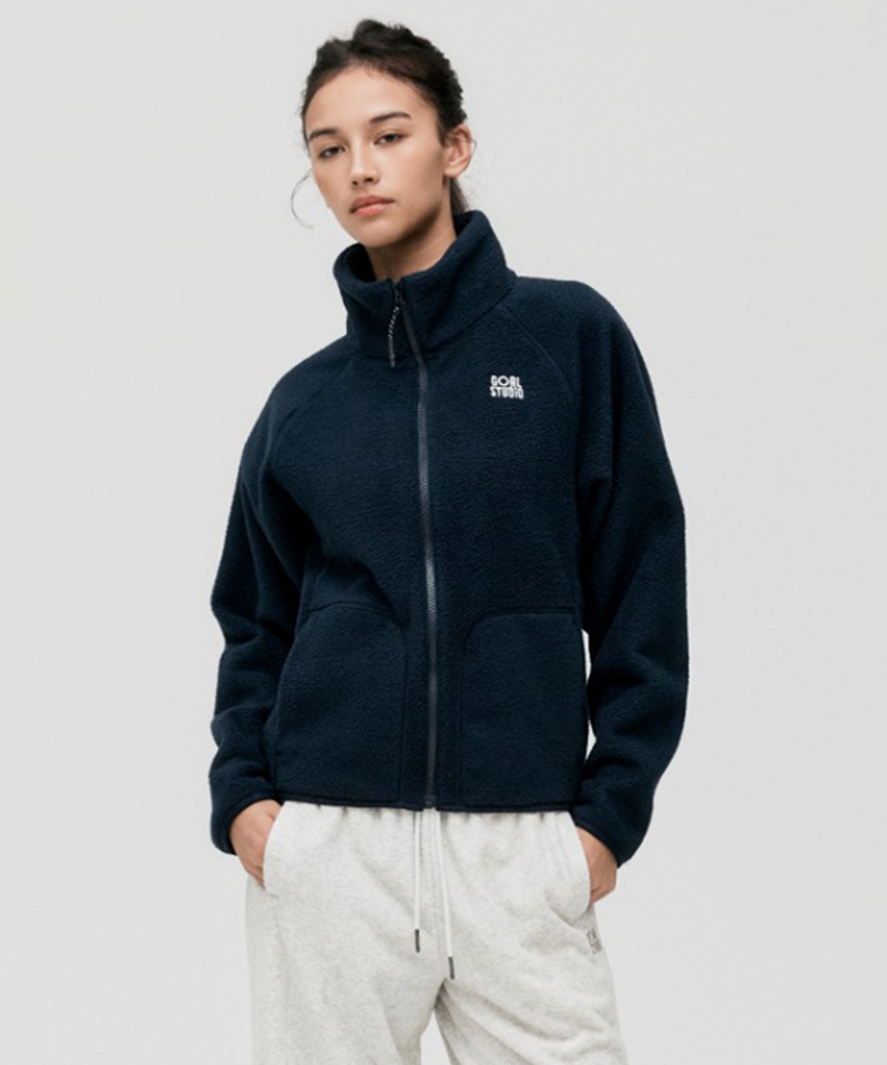 Goal Studio W's Essential Fleece Jacket - Navy