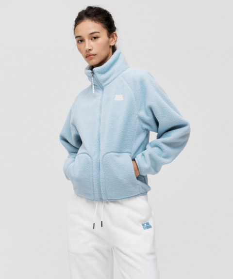 Goal Studio Women's Essential Fleece Jacket - Sky Blue