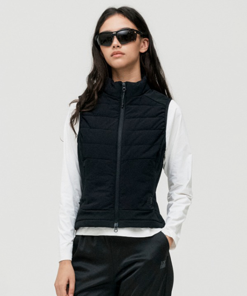 Goal Studio Women's Hybrid Lightweight Vest - Black