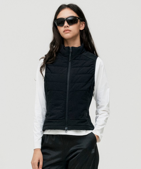Goal Studio Women's Hybrid Lightweight Vest - Black
