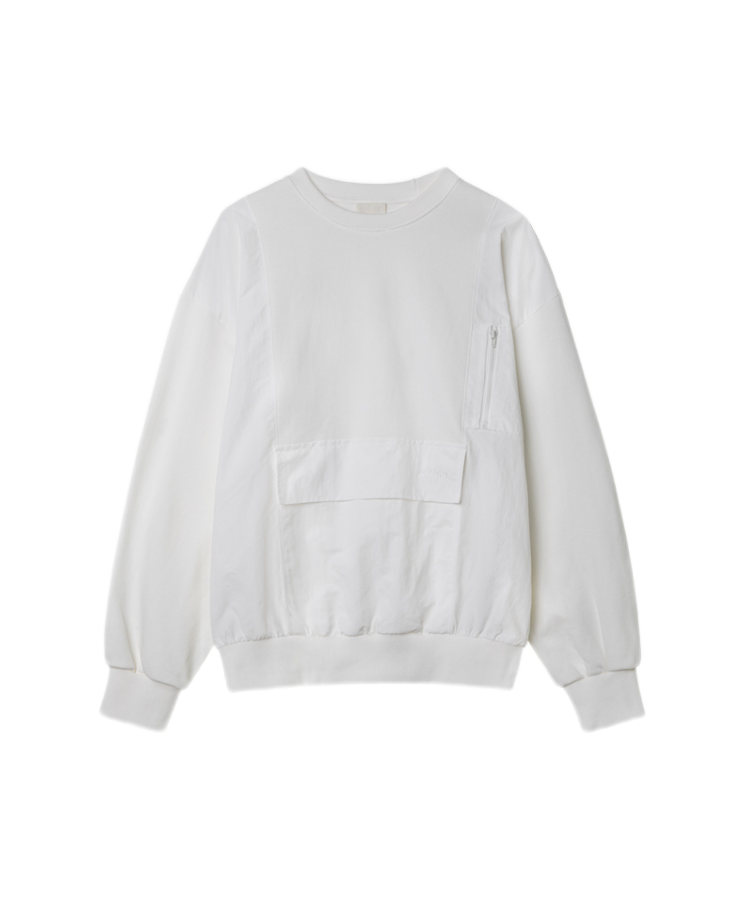 OBER Golf Wind Combi Sweatshirt White