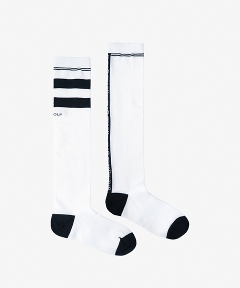 GFJ Golf Women's Unbalanced Knee Socks - 3 Colors