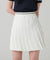 AVEN Knit Pleated Skirt - Ivory
