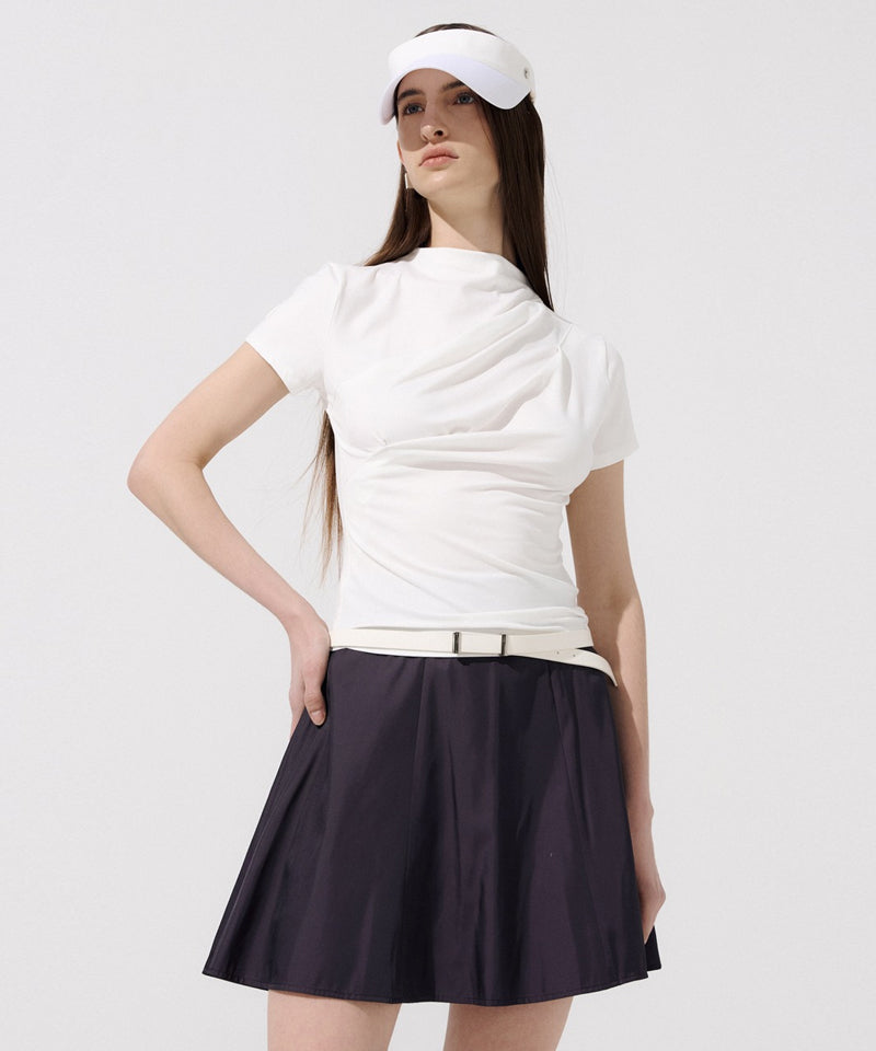 Anell Golf Clean Wind Skirt - Charcoal