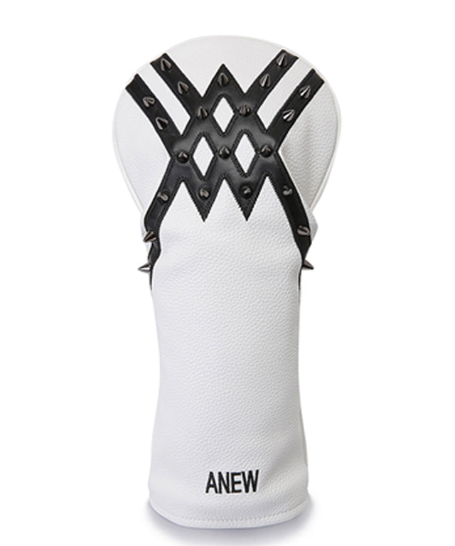 ANEW Golf: Logo Line Stud Headcover - White