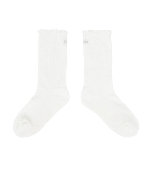 Frill Socks Cloud White