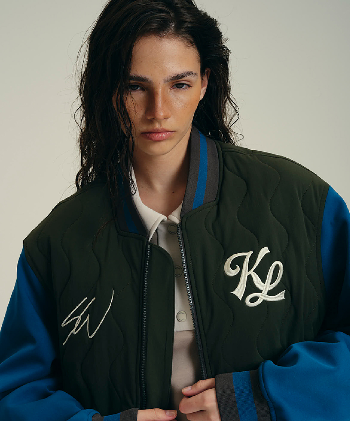 Women's Quilted Varsity Jacket
