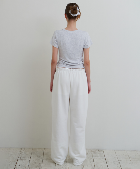 Soft Essential Short Sleeve Tee Snow Gray