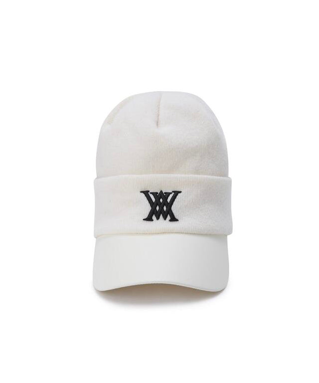 ANEW Golf: Men's Simple Wool Knit Cap - White ANEW Golf: Men's Simple Wool Knit Cap - White