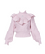 J.Jane Pastel Frill Knit Sweater - Light Pink