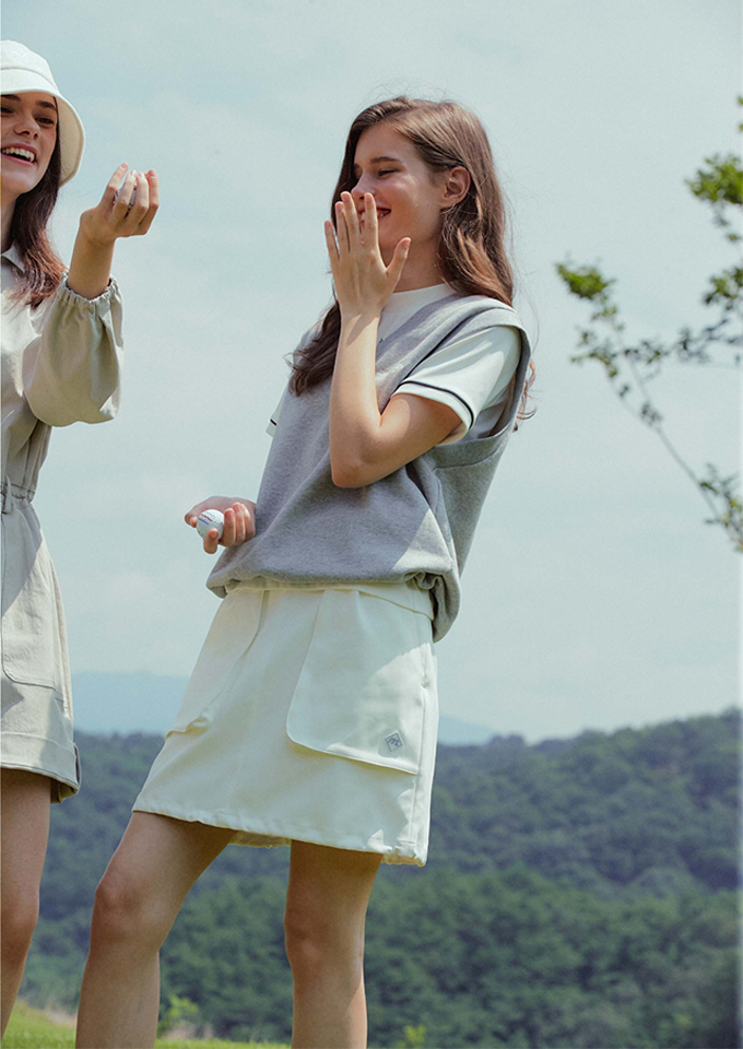 [Warehouse Sale] Monday Flow Buddy Skirt - White