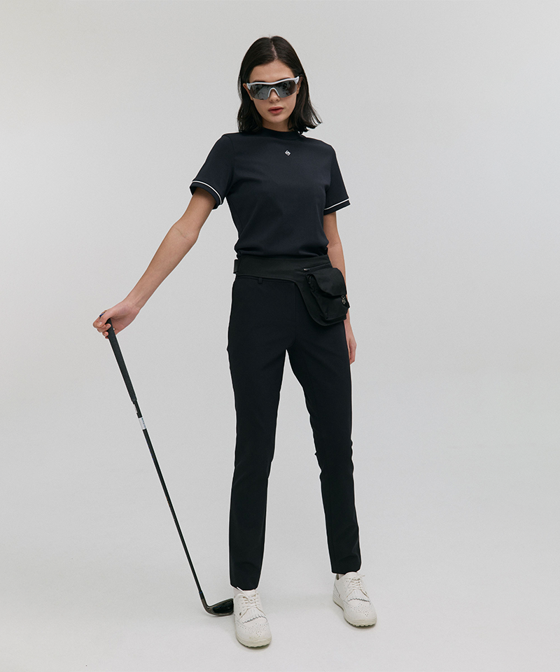 Monday Flow Straight Golf Pants - Black