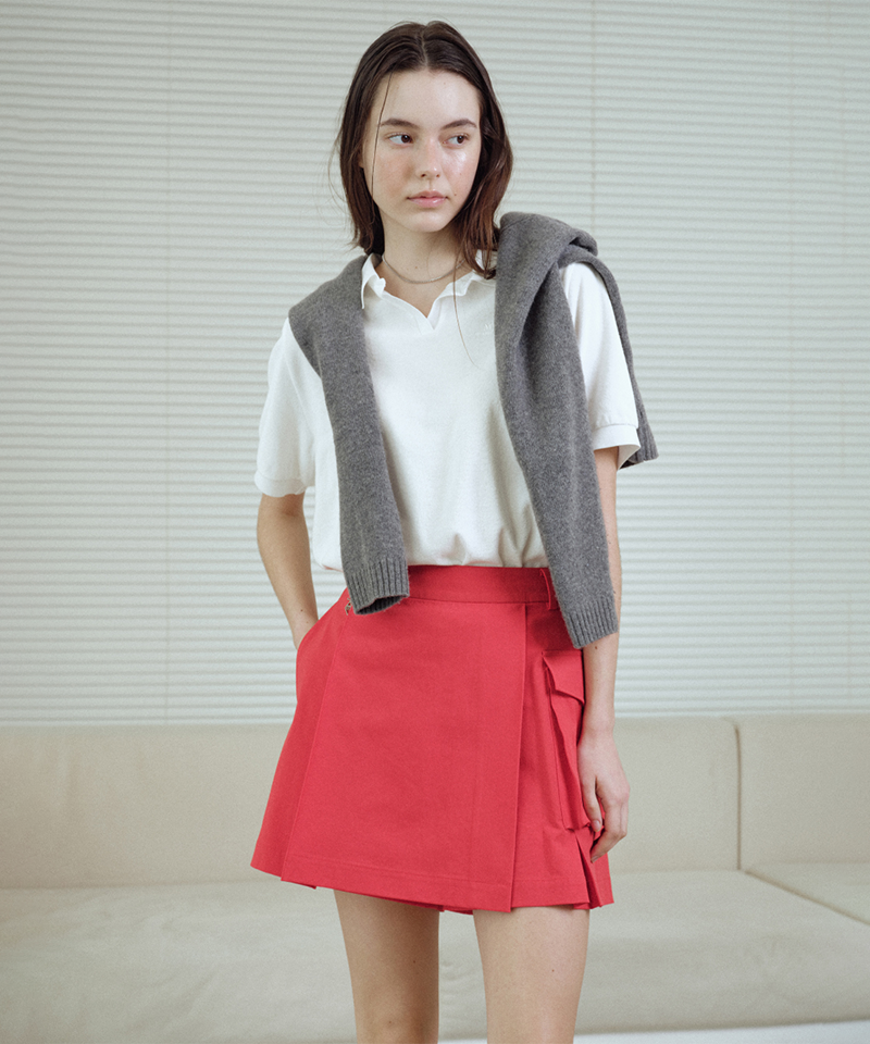 Monday Flow Terry Collar Top - White