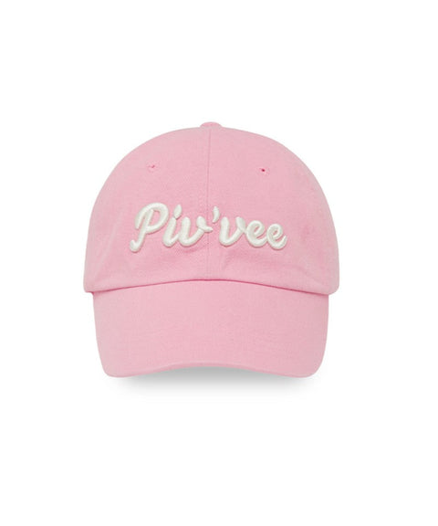 Logo Embroidered Ball Cap Bubble Pink