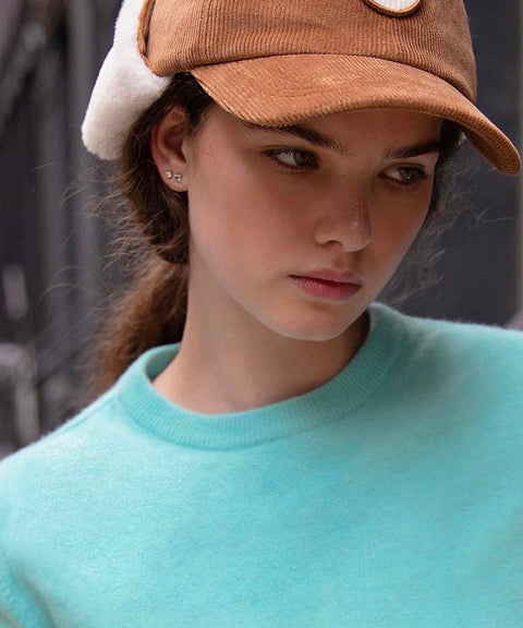 PIV'VEE Pigment Corduroy Ball Cap - Squirrel Brown