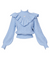 J.Jane Pastel Frill Knit Sweater - Sky Blue