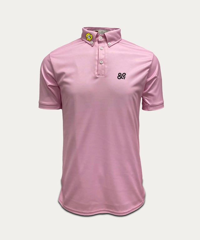 [Pre-Order] iliac x JIMMYKIM Limited Edition Men's Polo Shirt-Arnie Pink
