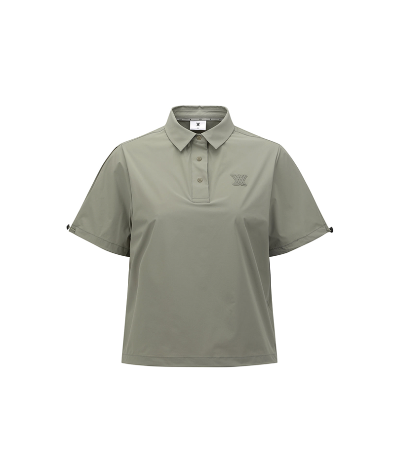 Women's Volume String T-Shirt - Light Khaki