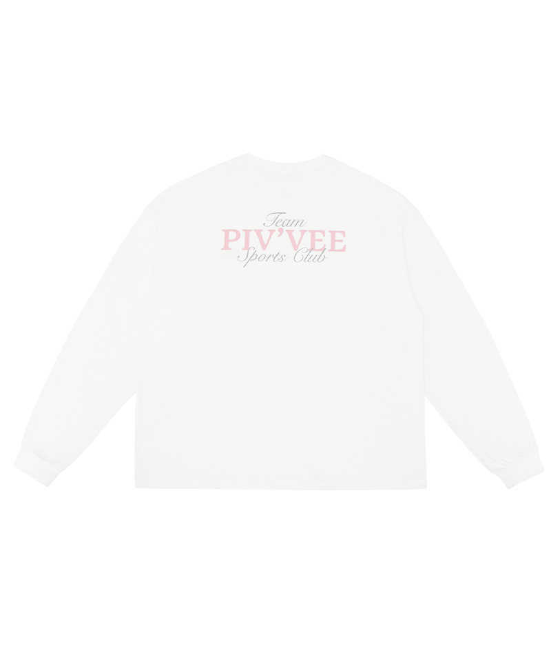 Square Logo Long Sleeve T-shirt Cloud White
