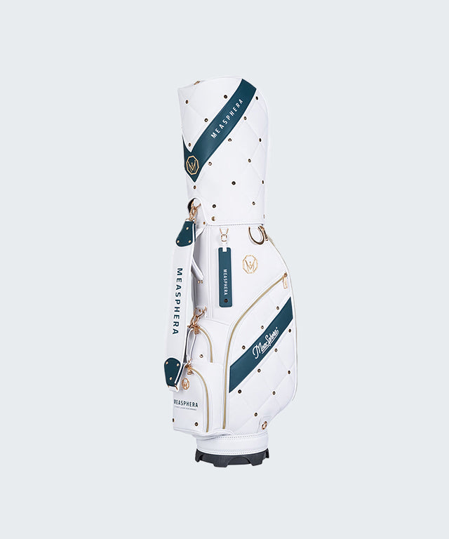 MEASPHERA OCTAGON LUXURY CADDIE BAG - WHITE