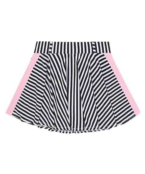 CHUCUCHU Striped Jersey Hull Skirt