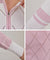 J.Jane Diamond punching Summer Knit Zip-up - Pink