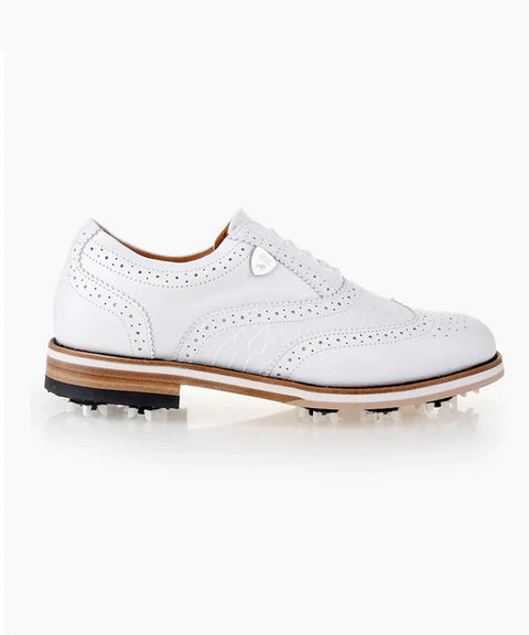 HENRY STUART  My Suit Classic Men's/Women's Spike Golf Shoes 101 - White