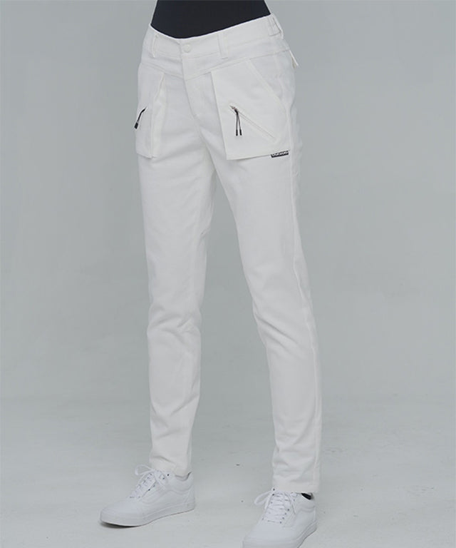 CHUCUCHU Corduroy Pocket Pants - White