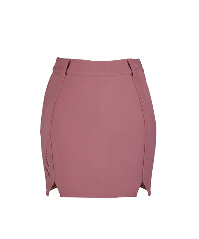 [Warehouse Sale] J.Jane Double Slit Skirt (Pink)