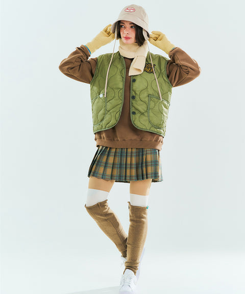 BENECIA 12 Plain Leg Warmer - Khaki