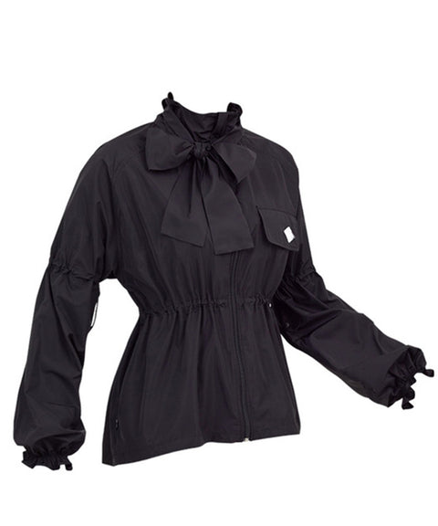 J.Jane Shiny Overfit Windbreaker - Black