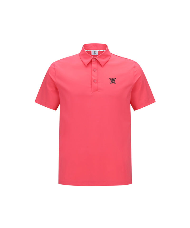 Men's Signature Logo Short T-Shirt - Coral