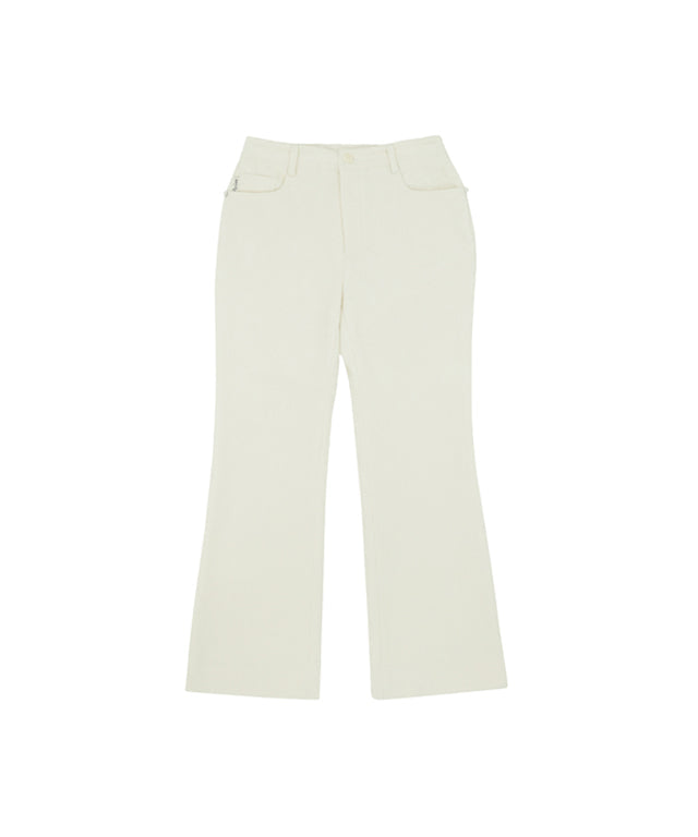 PIV'VEE Classic Corduroy Trousers - Cloud White